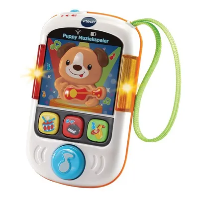 Produktbild von VTech Baby Puppy Muziekspeler, 0,5 Jahr(e), Mit Ton, Sprachfunktion, Batterien erforderlich, AAA, Synthetisch