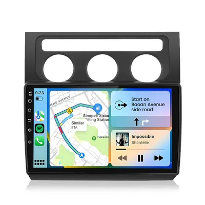 Zdjęcie produktu dla Hexinex Android 15 10-calowy adapter samochodowy do VW Touran 1 (2003–2010) WIFI, 2 GB + 64 GB, 4 rdzenie