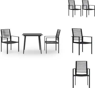 Produktbild von vidaXL 3-tlg. Garten-Essgruppe -  Gartenmöbel-Sets