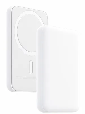 Immagine prodotto di Power bank magnetica da 10000mAh, compatibile con MagSafe, con ricarica wireless e rapida tramite USB-C, per iPhone 12, 13, 14, 15, 16 Pro Max, colore bianco