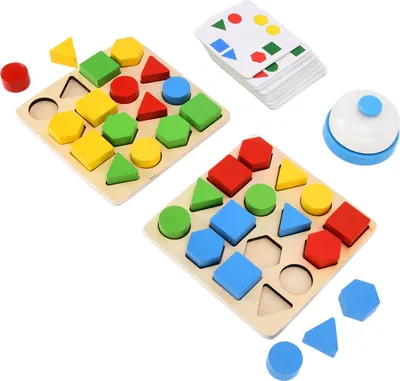 Produktbild von Geometrisches Puzzle-Spielzeug, pädagogisch, interaktiv, Blöcke, Denksportaufgaben, kognitiv