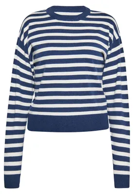 Immagine prodotto di Maglione da donna Mutha - blu navy e bianco, taglia L