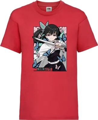 Immagine prodotto di Maglietta per bambini Demon Anime Slayer Kanao Tsuyuri 01 Kanao, 7-8 Jahr - 128 , Rouge