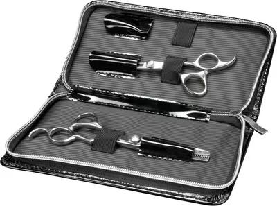 Produktbild von Olivia Garden Silkcut 2er Set HS 5,0"+ Effilierschere EUR