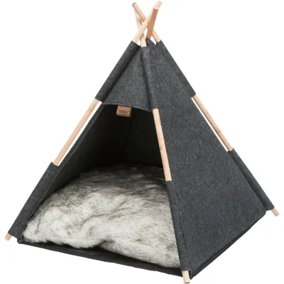Produktbild von TRIXIE Höhle Tipi - anthrazit - 55 × 65 × 55 cm
