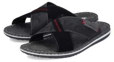 Produktbild von Rieker Herren-Pantolette Schwarz, Farbe:schwarz, EU Größe:40