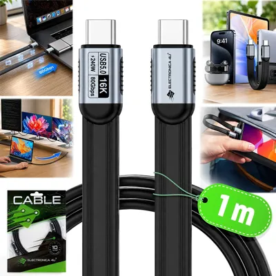 Productafbeelding van Snel datakabel van 40 Gb/s, USB4, Thunderbolt 3/4/5, 240W, 100cm