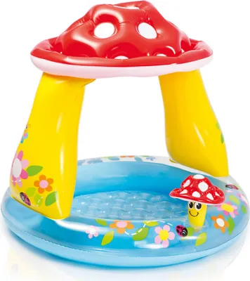 Produktbild von Kinderpool Fliegenpilz 102 x 89 cm INTEX 57114