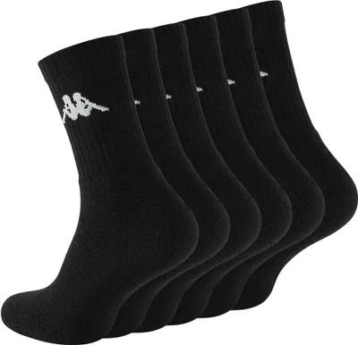 Produktbild von Kappa Sportsocken, Tennissocken 6 Paar 43-46 schwarz