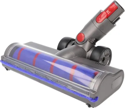 Produktbild von Hartbodendüse, Softroller kompatibel mit Dyson V7, V8, V10, V11, V15, motorisiert, mit 4 LED-Frontlichter, 180? flexibel drehbar