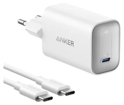 Immagine prodotto di Caricabatteria Anker Nano (100 W) con cavo USB-C bianco