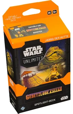 Produktbild von FFG - Star Wars: Unlimited - Gesetzlose Zeiten - Spotlight Deck: Jabba der Hutte - DE