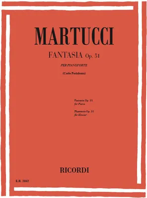 Produktbild von Musiknoten für Klavier: Fantasia, Opus-Nummer op.51, herausgegeben von C. Pestalozza