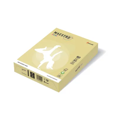 Produktbild von MAESTRO Kopierpapier color A4 9417-YE23A80S gelb 500Bl.