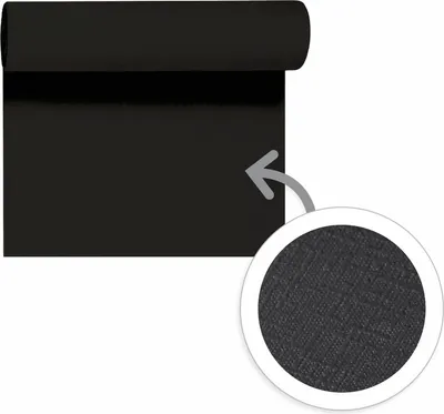 Obrázok produktu pre Duni Tischläufer Evolin Tete a Tete schwarz 0,41x24 m