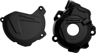 Produktbild von Lichtmaschinenabdeckung Und Kupplungsabdeckung Für Ktm Sx-F/Xc-F 250/350 '09-'16; Husqvarna Fc 250/350 '14-'15 Schwarz (8461500001+8447800001)