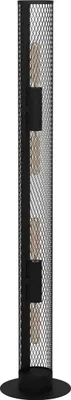 Produktbild von EGLO Stehlampe Redcliffe, 4 flammige Stehleuchte industrial, Standleuchte aus Metall in Schwarz, Wohnzimmerlampe, Lampe mit Tritt-Schalter, E27