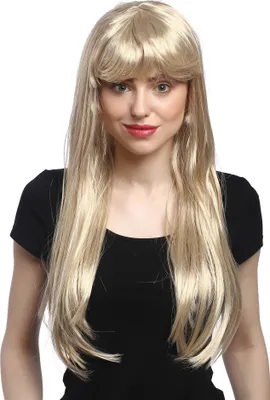Produktbild von WIG ME UP Perücke Hellblond Pony Lang Glatt 91091-ZA83