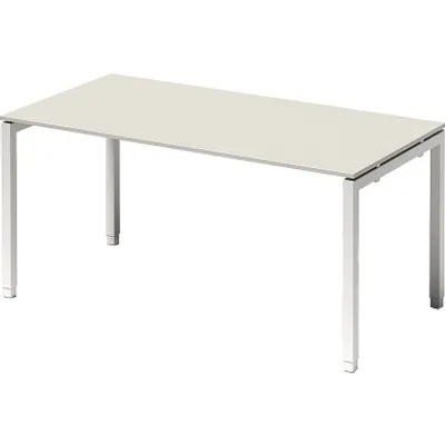 Produktbild von BISLEY Schreibtisch Cito Maße: 160 x 65-85 x 80 cm (B x H x T) 3-Schicht-Spanplatte, melaminharz Farbe der Tischplatte: grauweiß