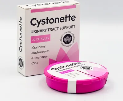 Obrázek produktu pro Cystonette kapsle močového měchýře močových cest rostlinné extrakty