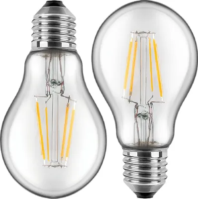 Produktbild von BLULAXA LED-Filament-Lampe, A60, EEK: E, E27, 7 W, 810 lm, 4000 K, 2 Stück