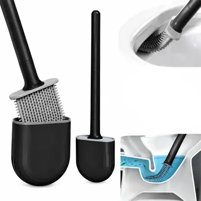 Produktbild von INF Toilettenbürste mit Halter TPU Schwarz