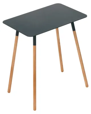 Immagine prodotto di Tavolino Yamazaki Tavolino da divano Comodino 45x30cm piano in metallo nero 03508