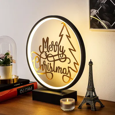 Immagine prodotto di Opviq, XMAS2- XMAS2SHD, nero, rame, lampada da tavolo, 16 x 9 x 4 cm, 100% metallo