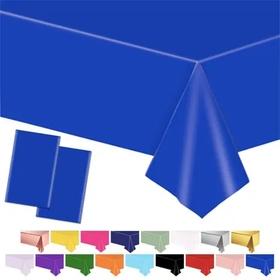 Produktbild von Partytischdecken Königsblau 2 Stück 137 x 274 cm PE
