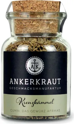 Produktbild von Kreuzkümmel, ganz , 65g im Korkenglas