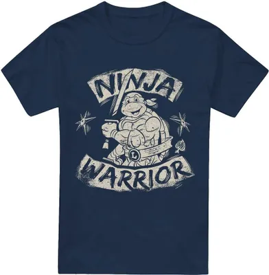 Produktbild von Teenage Mutant Ninja Turtles - "Ninja Warrior" T-Shirt für Herren TV6562 (S) (Marineblau)