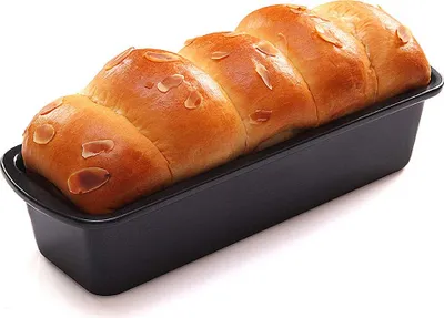 Produktbild von Brotbackform, Bread Baking Moulds, Carbon Steel Toast Panmit with Non-Stick Cake Small Loaf Tin Backform Loaf and Bread Baking Mould Set Coating Bread Laib Pan Rectangular Cake Pan