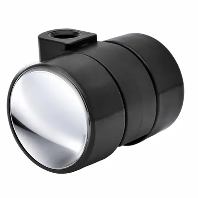 Produktbild von WAGNER Design Möbelrolle / Lenkrolle - Durchmesser Ø 38 mm, schwarz, Kappe chrom, Tragkraft 50 kg - 01011001