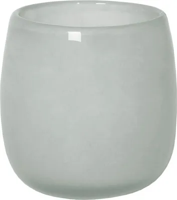 Produktbild von Blumentopf Glaspot Sommer 16cm hellgrau