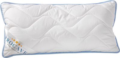 PROCAVE TopCool Kissen als kochfestes Kopfkissen 40x80 cm - Steppkissen und Schlafkissen, Qualitäts-Stepp-Kissen - atmungsaktives Allergiker Kissen 100% aus Deutschland