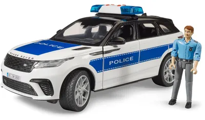 Produktbild von bruder 02890 Range Rover Velar Polizeifahrzeug mit L+S Modul und Polizist
