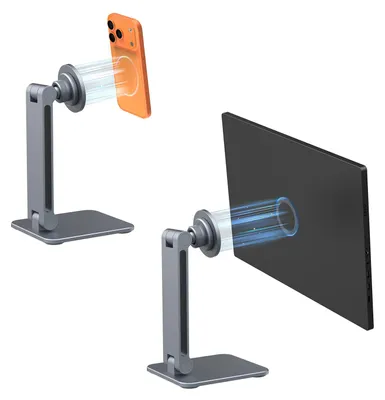 Produktbild von 4smarts ErgoPro, Handy/Smartphone, Tablet/UMPC, Passive Halterung, Tisch/Bank, Reisen, Grau