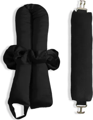 Produktbild von INF Mühelose Locken: 3-teiliges hitzeloses Haarcurler-Set - Schwarz