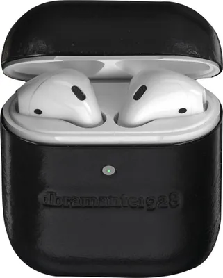 Image de DBRAMANTE1928 DBCOAPGTBL1160 - Coque Copenhagen Compatible Apple Airpods cuir noir