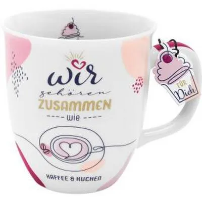 Produktbild von Tasse 47899 Motiv "Wir gehören zusammen"