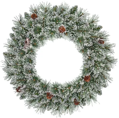 Image de Black Box Trees Vandans Couronne de Noël - Ø60 cm - Frosted Green