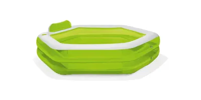 Produktbild von Crivit Jumbo Planschbecken, 530 l sechseckig grün Kinderpool Schwimmbecken