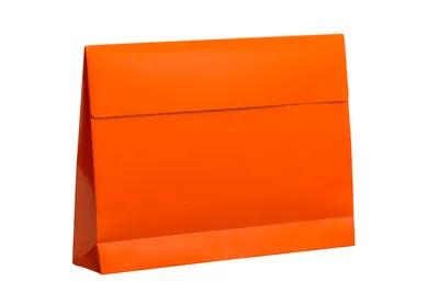 Obrázek produktu pro Dárková obálka z lesklého laminovaného papíru Artpaper, 160 grs, ORANŽOVÁ, formát 30x6x22cm, 10 ks.