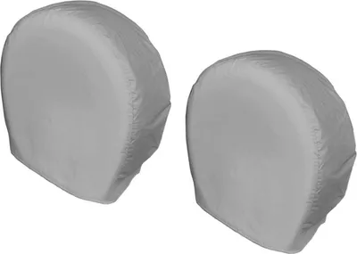 Productafbeelding van 2 stuks, bandenbeschermers van 33-35 inch, geschikt voor auto's, SUV's en vrachtwagens, waterdicht, beschermen de banden en velgen tegen zon, regen, sneeuw, stof en krassen. Gemaakt van 190T Oxford-stof
