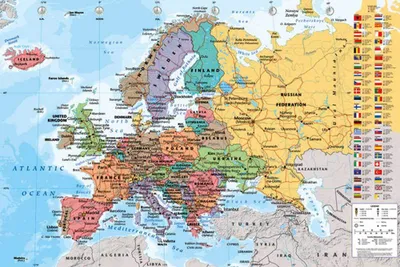 Obrázek produktu pro Mapy - Plakát - Mapa Evropy