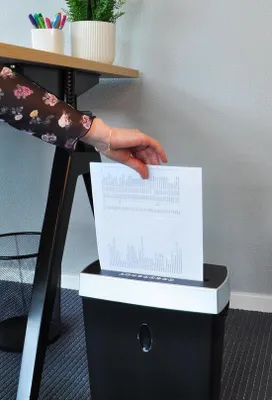 Productafbeelding van Famanu documentvernietiger voor thuisgebruik - Partikelversnippering