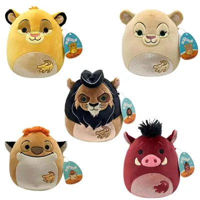 Produktbild von Jazwares - Disney - Der König der Löwen - Squishmallows - Kuscheltier-Set mit 5 Charakteren