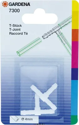 Zdjęcie produktu dla Gardena T-Stück für 4 mm Schläuche Inhalt: 2 Stück