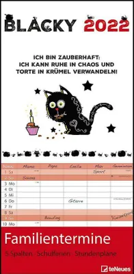 Produktbild von Blacky 2022 Familienplaner - 22x45