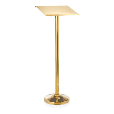 Produktbild von WAS Germany Auslagepult für Speisekarten / Rednerpult gold 118 cm, Chromnickelstahl